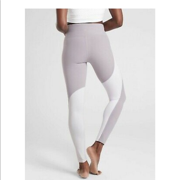 Cropped Elation Asym 7/8 Tight Lilac Stone - Picture 4 of 4